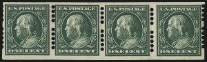 Sale 967, Lot 4556, Private Vending & Affixing Machine Perforations (Farwell Co.)