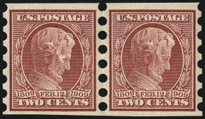 Sale 967, Lot 4567, Private Vending & Affixing Machine Perforations (Mailometer Co.)