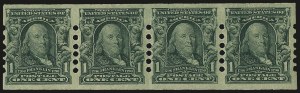 Sale 967, Lot 4588, Private Vending & Affixing Machine Perforations (Schermack Co.)