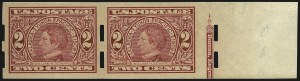 Sale 967, Lot 4601, Private Vending & Affixing Machine Perforations (Schermack Co.)