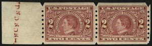 Sale 967, Lot 4622, Private Vending & Affixing Machine Perforations (U.S.A.V.M. Co.)