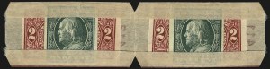 Sale 967, Lot 4630, Private Vending & Affixing Machine Perforations (U.S.A.V.M. Co.)