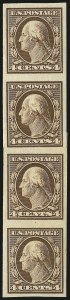 Sale 967, Lot 4632, Imperforate Flat Plate Coil Stamps
