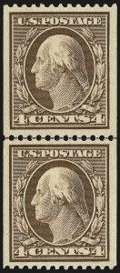 Sale 967, Lot 4677, 1908-10 Washington-Franklin Issues (Scott 331-356)
