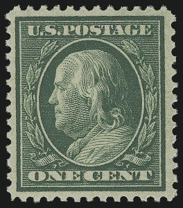 Sale 967, Lot 4690, 1909 Bluish Paper Issue (Scott 357-366)