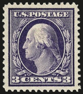 Sale 967, Lot 4706, 1910-13 Washington-Franklin Issue (Scott 374-396)