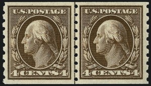 Sale 967, Lot 4724, 1910-13 Washington-Franklin Issue (Scott 374-396)