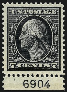 Sale 967, Lot 4735, 1912-14 Washington-Franklin Issue (Scott 405-423)