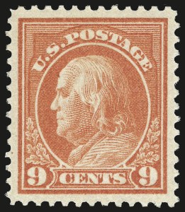 Sale Number 967, Lot Number 4738, 1912-14 Washington-Franklin Issue (Scott 405-423) Sale Number 967, Lot Number 4738, 1912-14 Washington-Franklin Issue (Scott 405-423)