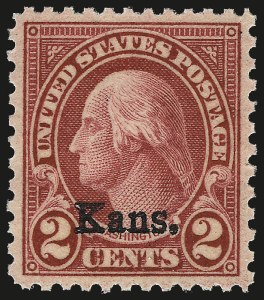 Sale 967, Lot 4991, Kans.-Nebr. Overprints (Scott 659-678)