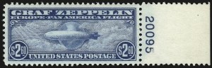 Sale Number 967, Lot Number 5059, Air Post Graf Zeppelin Issue (Scott C13-C15) Sale Number 967, Lot Number 5059, Air Post Graf Zeppelin Issue (Scott C13-C15)