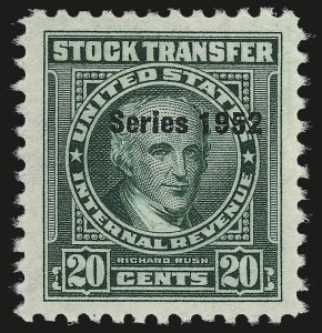 Sale 967, Lot 5277, Revenues (Proprietary and Stock Transfer)