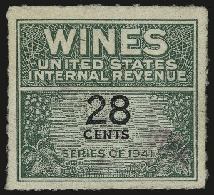 Sale 967, Lot 5282, Revenues (Wine Stamps)
