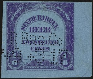 Sale 967, Lot 5296, Revenues (Beer Stamps)