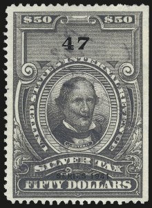 Sale 967, Lot 5316, Revenues (Silver Tax)