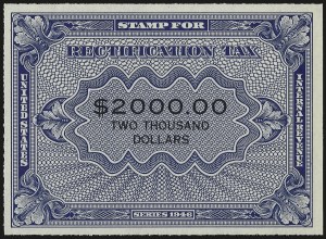 Sale 967, Lot 5350, Revenues (Distilled Spirits, Rectification)