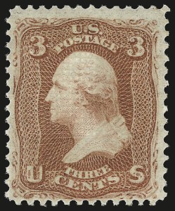 Sale 968, Lot 116, 1868 Regular-Production Grilled Issue (F Grill, Scott 92-100)