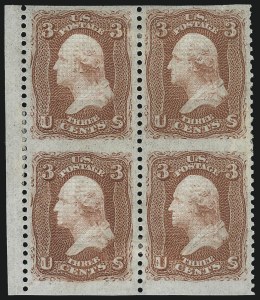 Sale 968, Lot 117, 1868 Regular-Production Grilled Issue (F Grill, Scott 92-100)