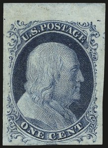 Sale Number 968, Lot Number 14, 1851-56 Issue (Scott 5-17) Sale Number 968, Lot Number 14, 1851-56 Issue (Scott 5-17)