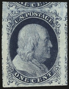 Sale 968, Lot 9, 1851-56 Issue (Scott 5-17)
