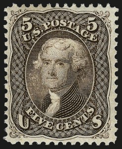 Sale 968, Lot 97, 1861-66 Issue (Scott 73-78c)