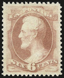 Sale 968A, Lot 196, 1873 Continental Bank Note Co. Issue (Scott 156-166)