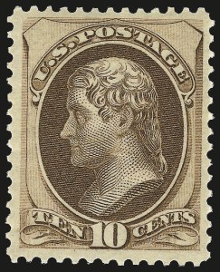Sale 968A, Lot 198, 1873 Continental Bank Note Co. Issue (Scott 156-166)