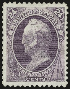 Sale 968A, Lot 210, 1875 Continental Bank Note Co. Special Printing (Scott 168-180)