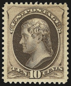 Sale 968A, Lot 223, 1879 American Bank Note Co. Issue (Scott 182-191)