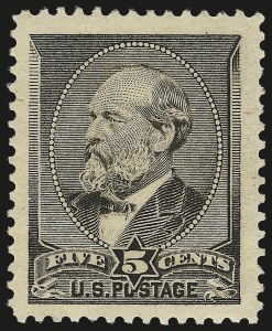 Sale 968A, Lot 244, 1881-88 American Bank Note Co. Issues (Scott 205-218)