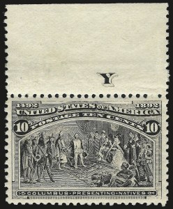 Sale 968A, Lot 285, 1893 Columbian Issue (Scott 230-245)