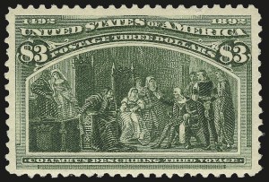 Sale 968A, Lot 291, 1893 Columbian Issue (Scott 230-245)