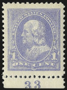 Sale Number 968A, Lot Number 295, 1894 Unwatermarked Bureau Issue (Scott 246-263) Sale Number 968A, Lot Number 295, 1894 Unwatermarked Bureau Issue (Scott 246-263)