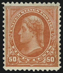 Sale 968A, Lot 311, 1894 Unwatermarked Bureau Issue (Scott 246-263)
