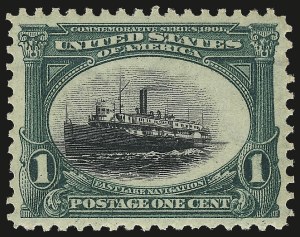 Sale 968A, Lot 358, 1901 Pan-American Issue (Scott 294-299)