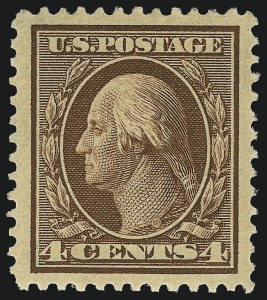 Sale 968B, Lot 428, 1908-10 Washington-Franklin Issues (Scott 331-356)