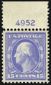 Sale 968B, Lot 432, 1908-10 Washington-Franklin Issues (Scott 331-356)