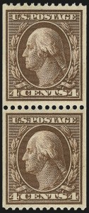 Sale 968B, Lot 444, 1908-10 Washington-Franklin Issues (Scott 331-356)