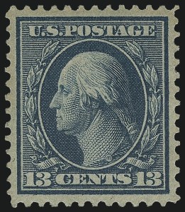 Sale 968B, Lot 471, 1909 Bluish Paper Issue (Scott 357-366)