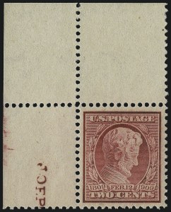 Sale 968B, Lot 474, 1909 Commemorative Issues (Scott 367-373)