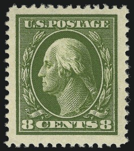 Sale 968B, Lot 481, 1910-13 Washington-Franklin Issue (Scott 374-388)