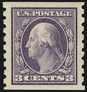 Sale 968B, Lot 506, 1910-13 Washington-Franklin Issue (Scott 390-396)