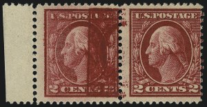 Sale 968B, Lot 523, 1912-14 Washington-Franklin Issue (Scott 405-423)