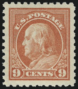 Sale 968B, Lot 549, 1913-15 Washington-Franklin Issues (Scott 424-460)