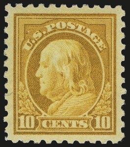 Sale 968B, Lot 550, 1913-15 Washington-Franklin Issues (Scott 424-460)