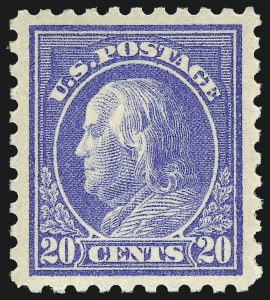 Sale 968B, Lot 555, 1913-15 Washington-Franklin Issues (Scott 424-460)