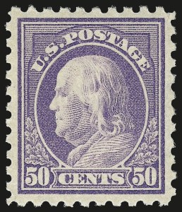 Sale 968B, Lot 557, 1913-15 Washington-Franklin Issues (Scott 424-460)