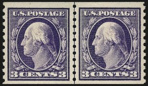 Sale 968B, Lot 569, 1913-15 Washington-Franklin Issues (Scott 424-460)
