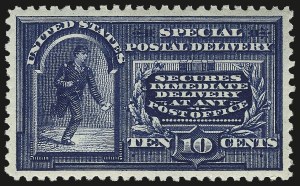 Sale Number 968B, Lot Number 771, Special Delivery (E) and Registration (F)