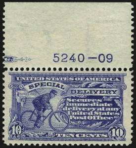 Sale Number 968B, Lot Number 772, Special Delivery (E) and Registration (F) Sale Number 968B, Lot Number 772, Special Delivery (E) and Registration (F)